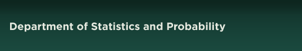 Department of Statistics and Probability